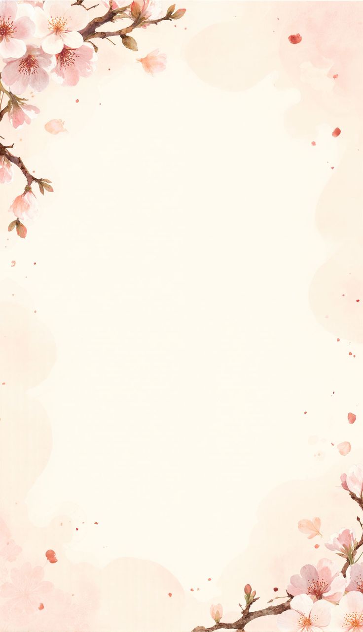 QR card template – Sakura Mist